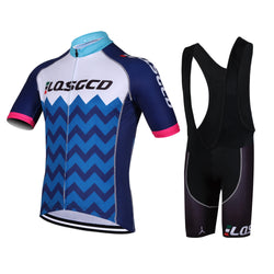 LQSGCD BS-003 SHORT SLEEVE JERSEY & BIB SHORTS SET|LQSGCD BS-003 半袖サイクルジャージ＆ビブショーツ上下セット