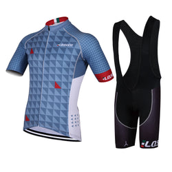LQSGCD BS-004 SHORT SLEEVE JERSEY & BIB SHORTS SET|LQSGCD BS-004 半袖サイクルジャージ＆ビブショーツ上下セット