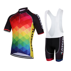 LQSGCD BS-011 SHORT SLEEVE JERSEY & BIB SHORTS SET|LQSGCD BS-011 半袖サイクルジャージ＆ビブショーツ上下セット