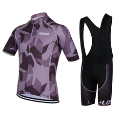 LQSGCD BS-012 SHORT SLEEVE JERSEY & BIB SHORTS SET|LQSGCD BS-012 半袖サイクルジャージ＆ビブショーツ上下セット