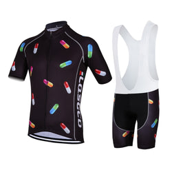 LQSGCD BS-013 SHORT SLEEVE JERSEY & BIB SHORTS SET|LQSGCD BS-013 半袖サイクルジャージ＆ビブショーツ上下セット