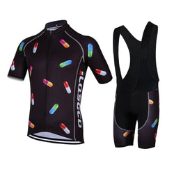 LQSGCD BS-013 SHORT SLEEVE JERSEY & BIB SHORTS SET|LQSGCD BS-013 半袖サイクルジャージ＆ビブショーツ上下セット