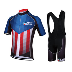 LQSGCD BS-014 SHORT SLEEVE JERSEY & BIB SHORTS SET|LQSGCD BS-014 半袖サイクルジャージ＆ビブショーツ上下セット