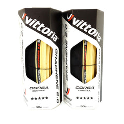 Vittoria Corsa Control G+2.0 700x30C Clincher Bike Tire 320TPI Para Skinwall