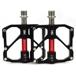 titanium Shaft & 7075aluminum MTB Flat pedal 3Bearing | 軽量チタンシャフト＆7075アルミ合金製 MTB・クロスバイク用フラットペダル 3ベアリング