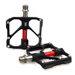 titanium Shaft & 7075aluminum MTB Flat pedal 3Bearing | 軽量チタンシャフト＆7075アルミ合金製 MTB・クロスバイク用フラットペダル 3ベアリング