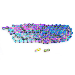 TIPSUM DX11SL  11speed 118Links Road MTB Bike Titanium Nitride coating Chain for Shimano SRAM CAMPAGNOLO | TIPSUM DX11SL  11速用ROAD MTB 超軽量中空加工チタンコーティングチェーン(ミッシングリンク付属) for Shimano SRAM CAMPAGNOLO