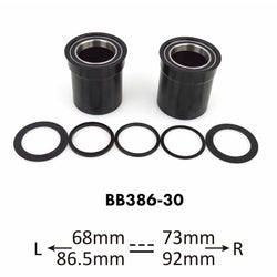 Tipsum G3 grade ceramic bearing bottom bracket BB386-30 SRAM-Red22-BB30 | Tipsum G3グレード 窒化珪素セラミックベアリング採用 自転車用ボトムブラケット BB386 SRAM-Red22-BB30クランク用 BB386-30