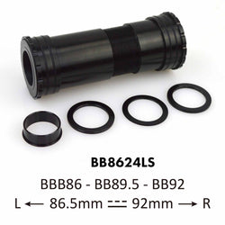 Tipsum G3 grade ceramic bearing bottom bracket BB8624LS Shimano | Tipsum G3グレード 窒化珪素セラミックベアリング採用 自転車用ボトムブラケット BB860 シマノクランク用 BB8624LS