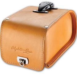 ALPHA ONE SB-12004B LEATHER SADDLE BAG L-SIZE|ALPHA ONE SB-12004B 本革製サドルバッグ Lサイズ
