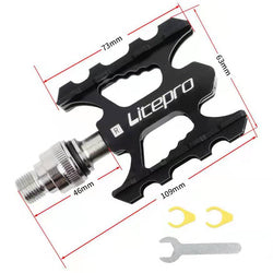 LITEPRO folding bike QR pedal  LP-QRP | LITEPRO  クイックリリース式脱着ペダル　LP-QRP