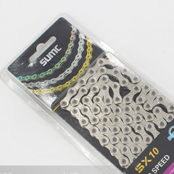 SUMC SX10 10-SPEED CHAIN STEEL SILVER FOR SHIMANO / SRAM / CAMPAGNOLO|SUMC SX10 10速チェーン スチール製 シルバー SHIMANO / SRAM / CAMPAGNOLO