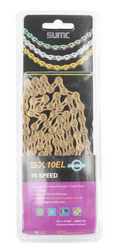 SUMC SX10EL 10-SPEED SEMI-HOLLOW CHAIN STEEL FOR SHIMANO / SRAM / CAMPAGNOLO|SUMC SX10EL 10速中空チェーン スチール製 SHIMANO / SRAM / CAMPAGNOLO