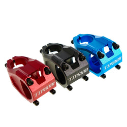 Tipsum Turbine Full CNC MTB Stem 31.8/35x45mm 3colors (body & plate) for matched