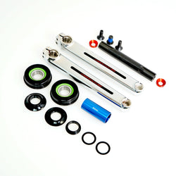 REDLINE FLIGHT Cranks BMX Crank Arms BMX 3-piece Cranks W/BB Sets 175mm or 180mm