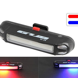 GUB M-39 UNILATERAL DESIGN BIKE LIGHT|GUB M-39 USB充電 100LM LED フロント / リアライト