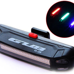 GUB M-38C 3 COLORS INTEGRATED BIKE LIGHT|GUB M-38C USB充電 100LM LED 光色切替可能 フロント / リアライト