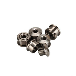 GUB M8 TITANIUM CRANKSET CHAINRING BOLTS NUTS 5PCS SET|GUB M8 チェーンリング用 チタン製ボルト・ナット5個セット