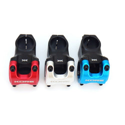 Kore Cubix 1-1/8" 31.8x50mm MTB DH Bike Stem Clamp Cap Color-Silver/Red/Blue