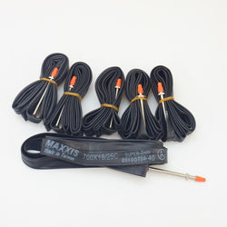 2 - 6 tubes Maxxis UltraLight 700x18-25C 80mm Road Bicycle Inner Tube FV Presta