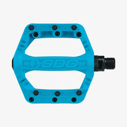 SDG Slater 90x90mm CroMo axle Bicycle Bike Pedals Blue/Neon Pink 2 Colors
