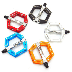 Wellgo CNC Alloy BMX MTB Dirt Jump 9/16" Sealed Bicycle Pedal Black Blue Red
